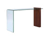 47" Narrow Glass Console Desk