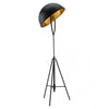 Vintage Style Gold & Antique Black Office Floor Lamp