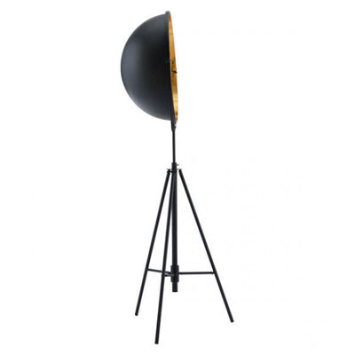 Vintage Style Gold & Antique Black Office Floor Lamp