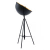 Vintage Style Gold & Antique Black Office Floor Lamp