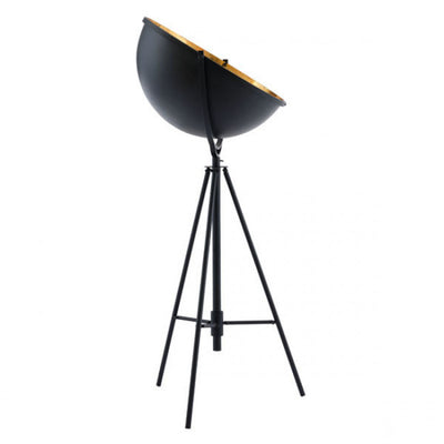 Vintage Style Gold & Antique Black Office Floor Lamp