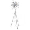 Airy Chrome Metal Office Floor Lamp