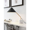 Black Hat, Gold, & Marble Office Desk Lamp