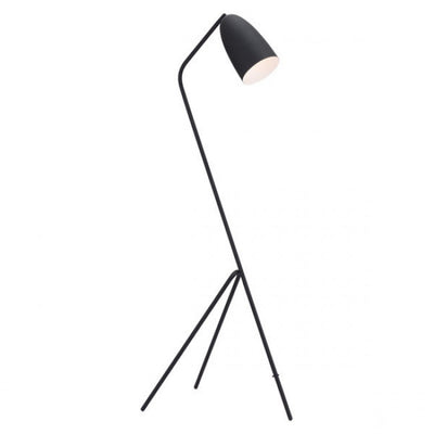 Unique & Sleek Tripod-Style Office Floor Lamp in Black