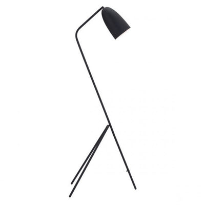 Unique & Sleek Tripod-Style Office Floor Lamp in Black