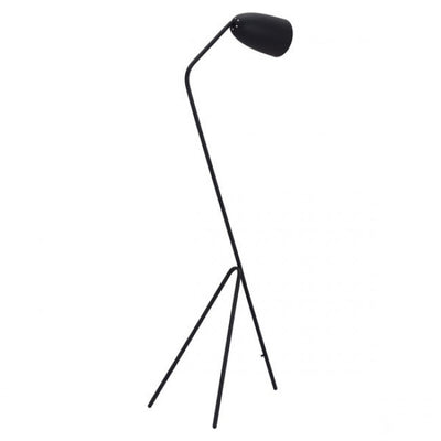 Unique & Sleek Tripod-Style Office Floor Lamp in Black