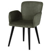 Elegant Cozy Office Chair in Sage Suede