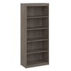 30" Bookcase with 5 Shelves in Silver Maple