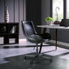 Scoop-Style Distressed Caramel Office Chair