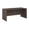 65" Executive Desk with Cord Management Grommets in Soft Gray Maple
