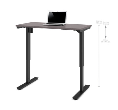 Slate 48" Desk with Electric Height Adjustment from 28" - 45"