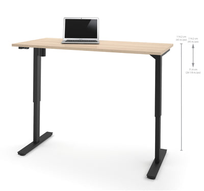 Northern Maple 60" Office Desk with Electronic Height Adjustment