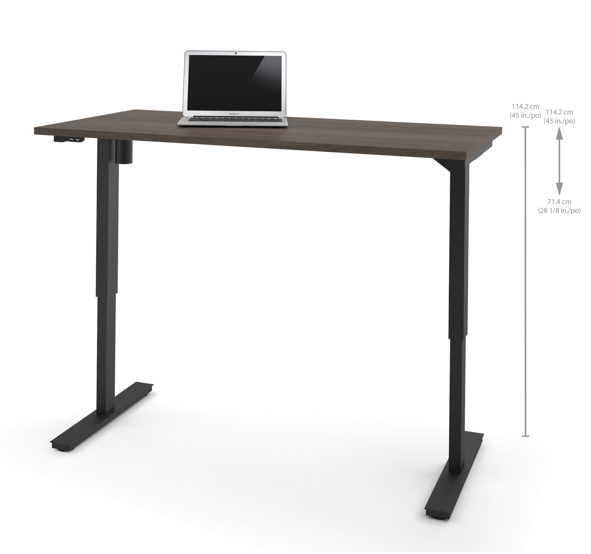 60" Antigua Office Desk with Electric Height Adjustment (from 28 - 45" H)