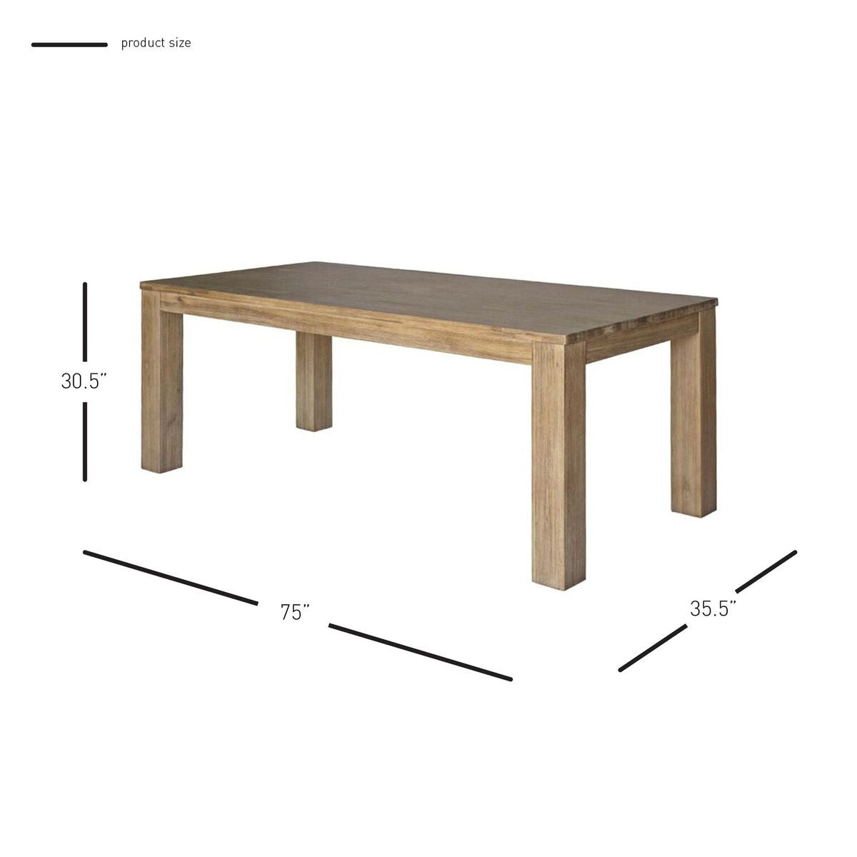 Classic 75" Amber Finished Executive Desk or Meeting Table