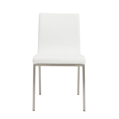 Contemporary Comfortable White Guest or Conference Chair (Set of 2)