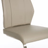Quality Taupe Leatherette Guest or Conference Chairs (Set of 2)
