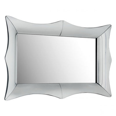 Classic Rectangular Mirror w/ Rounded Mirror Frame