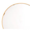 Round Minimalist Mirror with Gold Frame