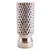 Large Antique Gold Honeycomb Office Vase