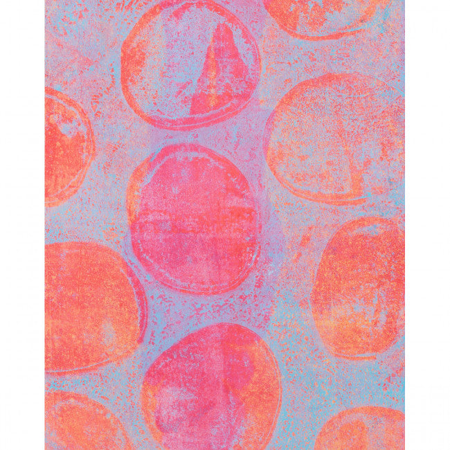 Pink & Orange Blossom Office Wall Art