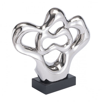 Gorgeous Winding Silver Desktop Sculpture