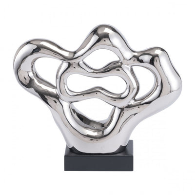 Gorgeous Winding Silver Desktop Sculpture