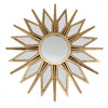 Radiant Gold Sunburst Mirror