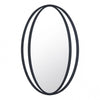 Oval Mirror w/ Wrought Iron Look