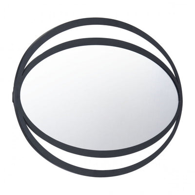 Oval Mirror w/ Wrought Iron Look
