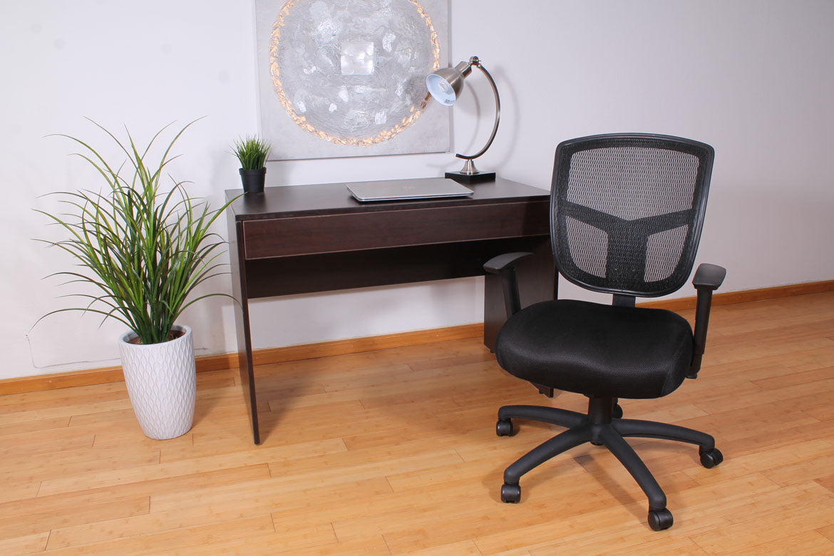 Breathable Mesh & Foam Black Office Chair