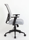 Gray Office Chair with Mesh Back & Lumbar Support
