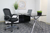 Breathable Black Mesh Medium-Back Office Chair