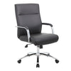 Black & Chrome Ergonomic Office Chair