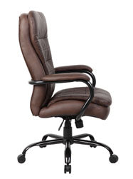 Sturdy Padded Brown Office Chair for Big & Tall