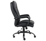 Sturdy Padded Black Office Chair for Big & Tall