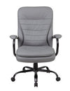 Sturdy Padded Gray Office Chair for Big & Tall