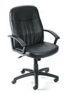 Executive Leather Computer Chair with Built In Lumbar