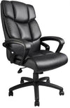 Italian Leather Executive Office Chair with Ergonomic Design