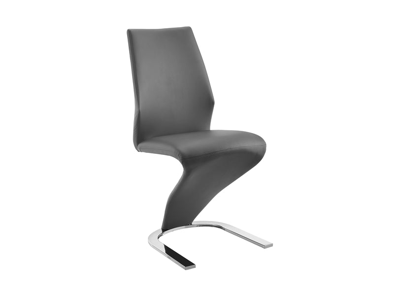 S-Design Gray Eco-Leather Guest or Conference Chair (Set of 2)