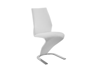 S-Design White Eco-Leather Guest or Conference Chair (Set of 2)