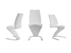 S-Design White Eco-Leather Guest or Conference Chair (Set of 2)