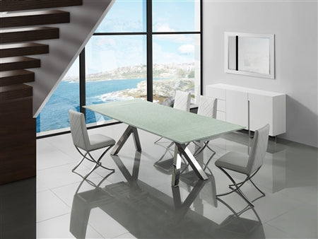 Criss-Cross White Eco-Leather Guest or Conference Chair (Set of 2)