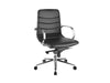 Classic Black Eco-Leather Arm Office Chair