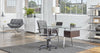 Classic Black Bungee-Back Wheeled Office Chair