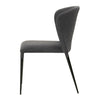 Lightweight Charcoal Upholstered Guest or Conference Chair (Set of 4)