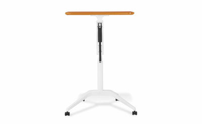 Sit or Stand Adjustable Office Desk in Blue, Red, Orange, or Green
