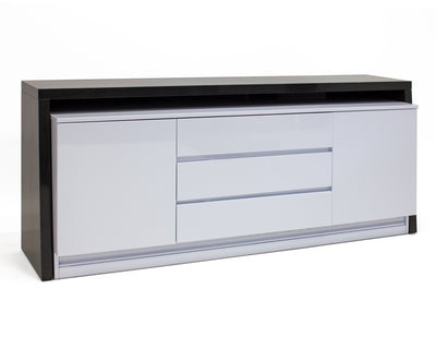 Primo - Modern 81" Storage Credenza with LED Lights