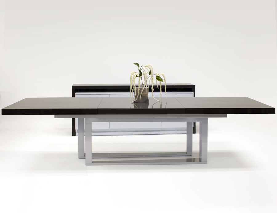 85 - 125" Primo Gray Oak Lacquer Conference Table with Unique Legs