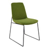 Low-Profile Green Guest or Conference Chair (Set of 2)