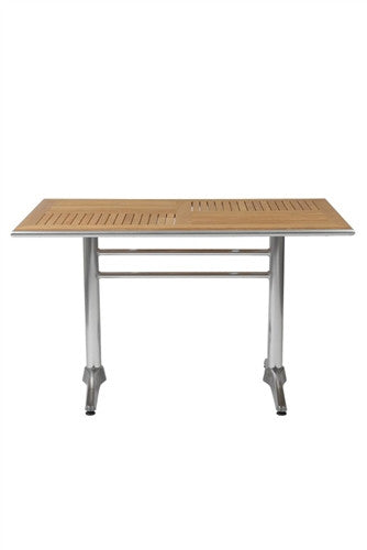 Sherwood Collection 47" Solid Wood & Aluminum Executive Desk